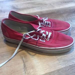 Men’s Red Vans